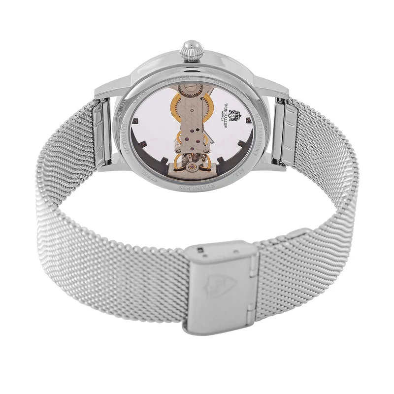 Weißer Kristall Uhren Reiner Edelstahl Standard