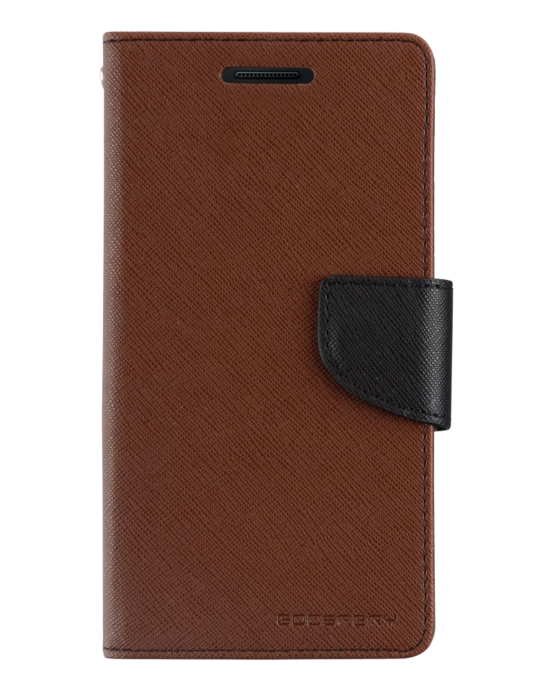 Goospery Fancy Diary for iPhone X/XS - Red/Navy