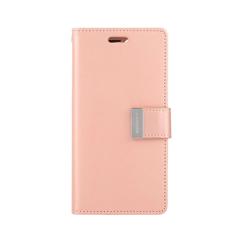 Goospery Rich Diary case for iPhone 15 - Gold
