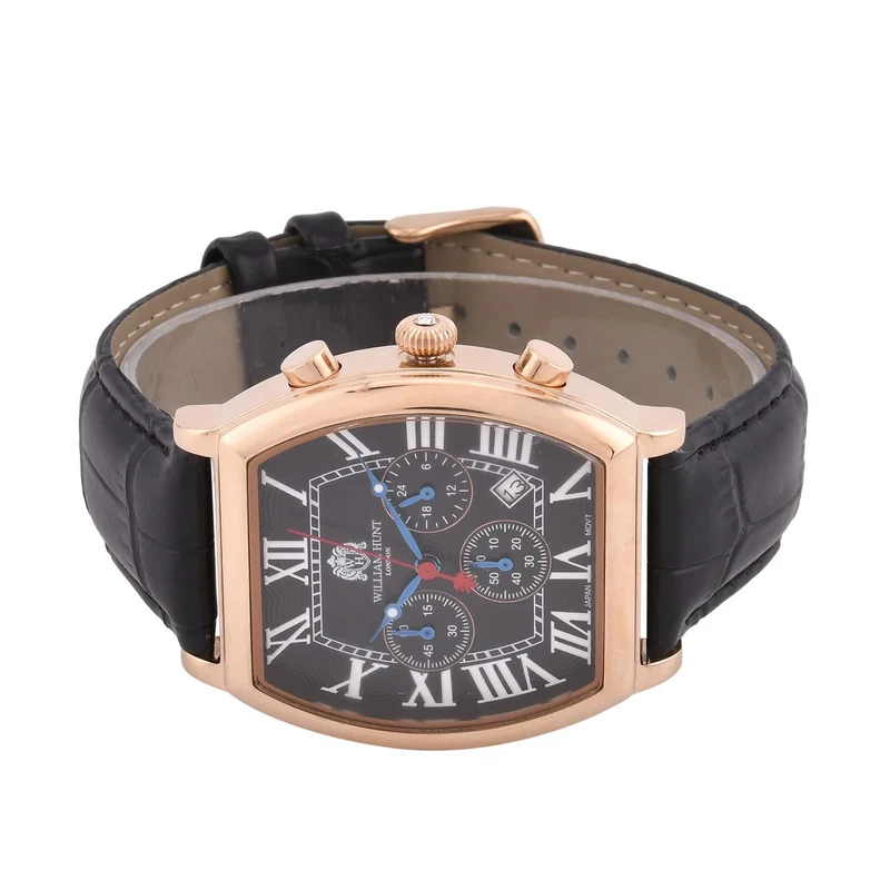 Weißer Kristall Uhren 9.75 cm Reiner Edelstahl IP Rosa Plattierung