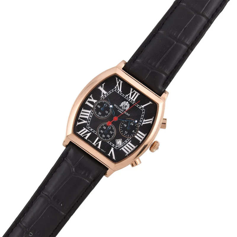 Weißer Kristall Uhren 9.75 cm Reiner Edelstahl IP Rosa Plattierung