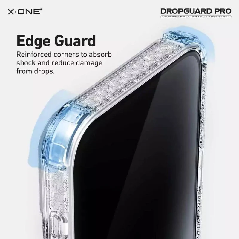 X.One [Mgsafe] Dropguard Pro Impact Protection Case iPhone 17 Air - Transparent Black