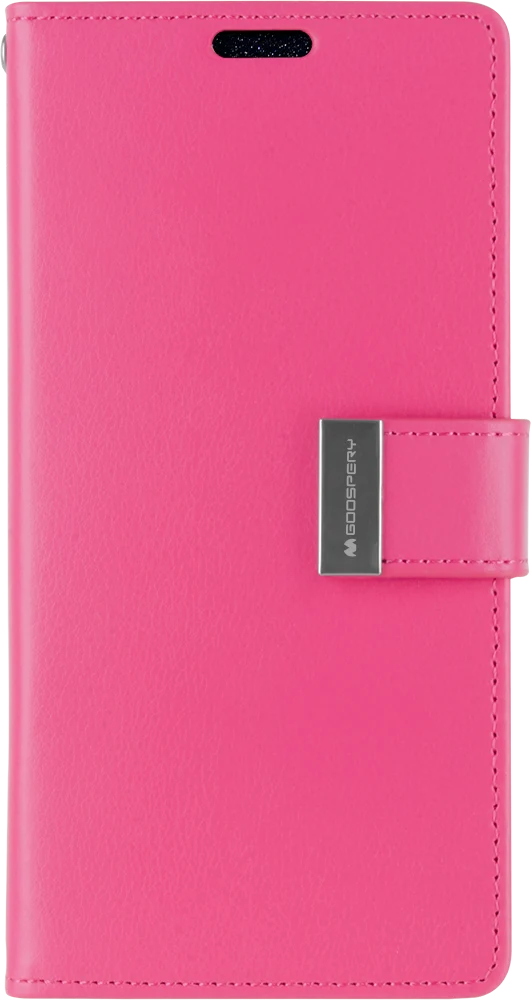 Goospery Rich Diary for iPhone 7 Plus / 8 Plus - hot pink