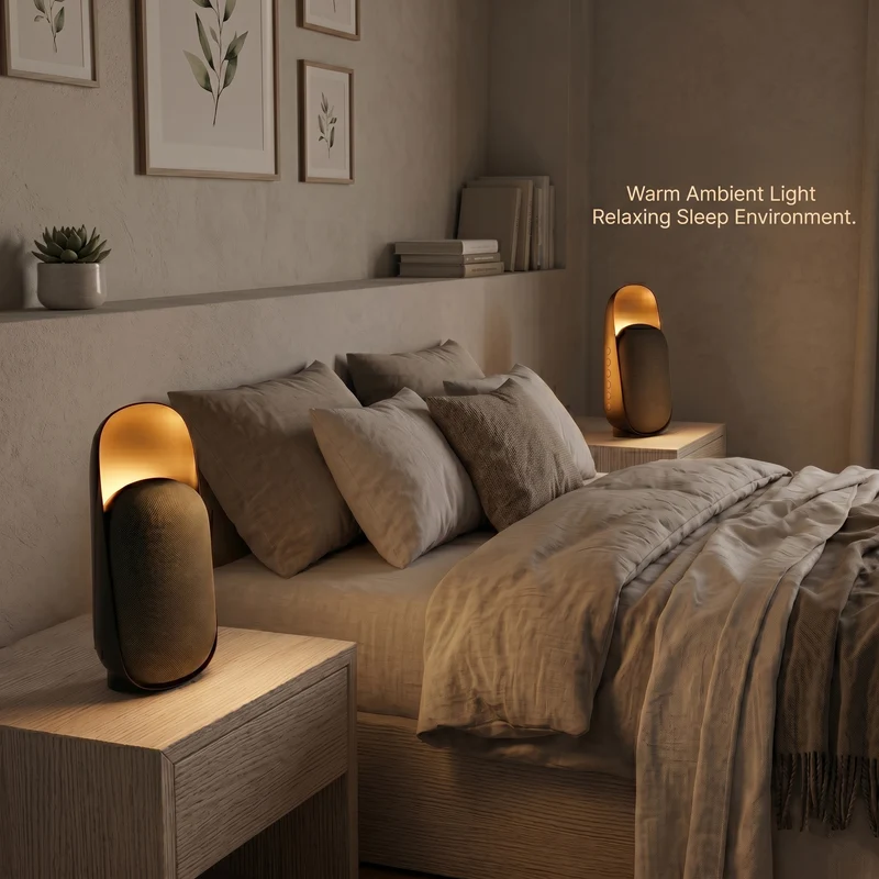 5in1 Aroma-Luftbefeuchter mit WLAN und Bluetooth, Lautsprecher, Nachtlicht und Fernbedienung