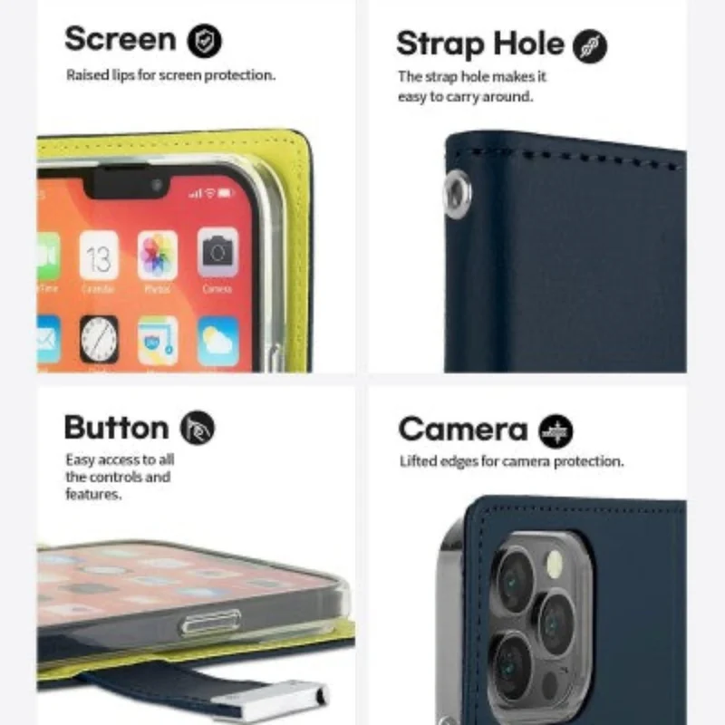 Goospery Rich Diary for iPhone 16 - Mint