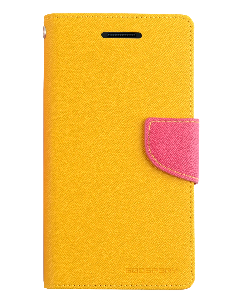 Fancy Diary Case for iPhone 13 Pro - Lime/Navy
