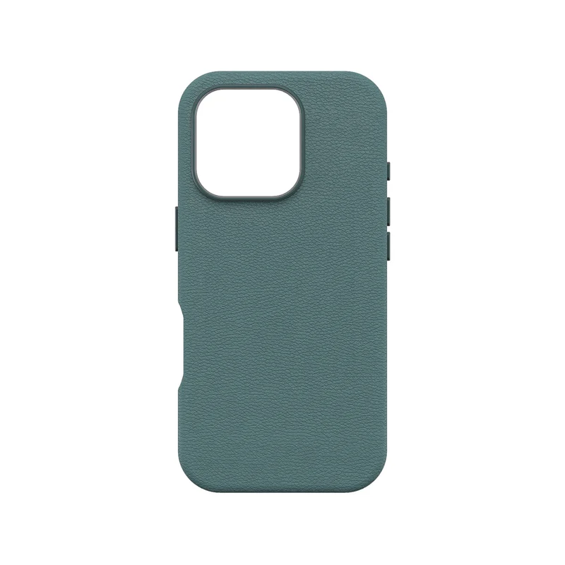 OtterBox Symmetry Cactus Leather Phone Case for iPhone 16 Pro - Green - Green