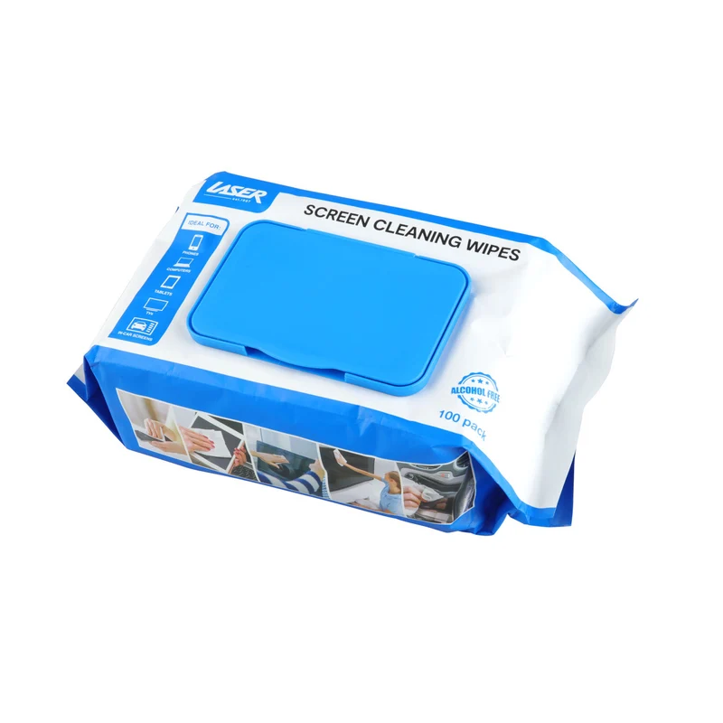Laser 100 Screen Cleaning Wipes - Anti-Static
