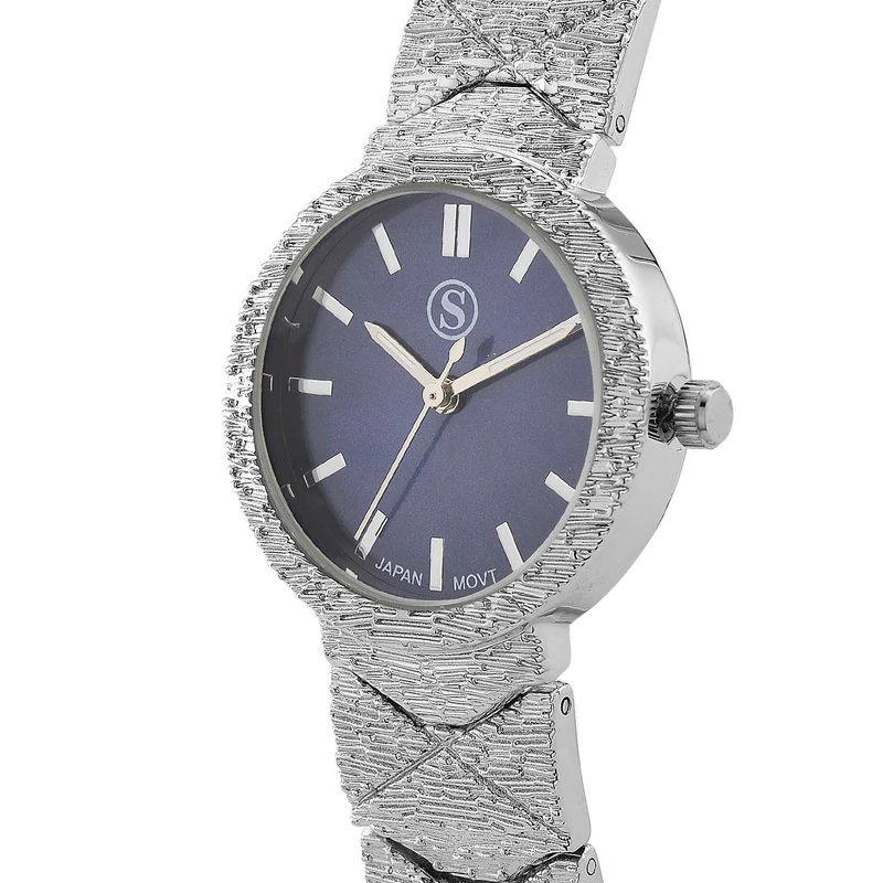STRADA - Japanisches Uhrwerk, Weiß Zifferblatt mit Roségoldplattiertem Alloy Armband, 20 cm