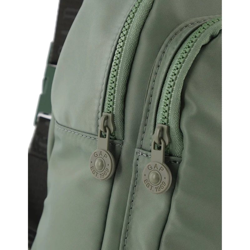 GAP Unisex Travel Nylon Crossbody/Sling Bag w/ Secure Zip 23x38cm Twig