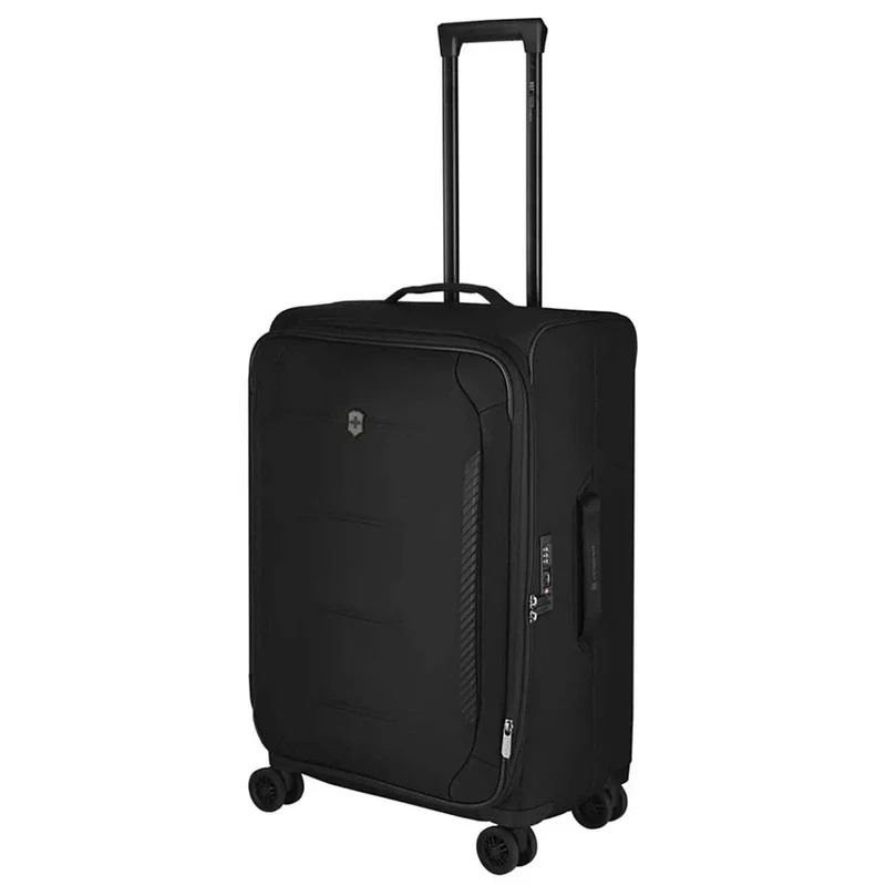 Victorinox Crosslight 68 cm Medium Expandable Softside Suitcase - Black