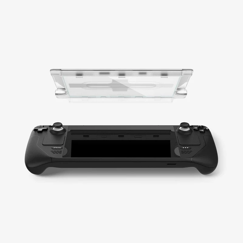Spigen Valve Steam Deck OLED 2023 / LCD 2022 EZ Fit GLAS.tR Slim 1PC Video Game Accessories - Clear