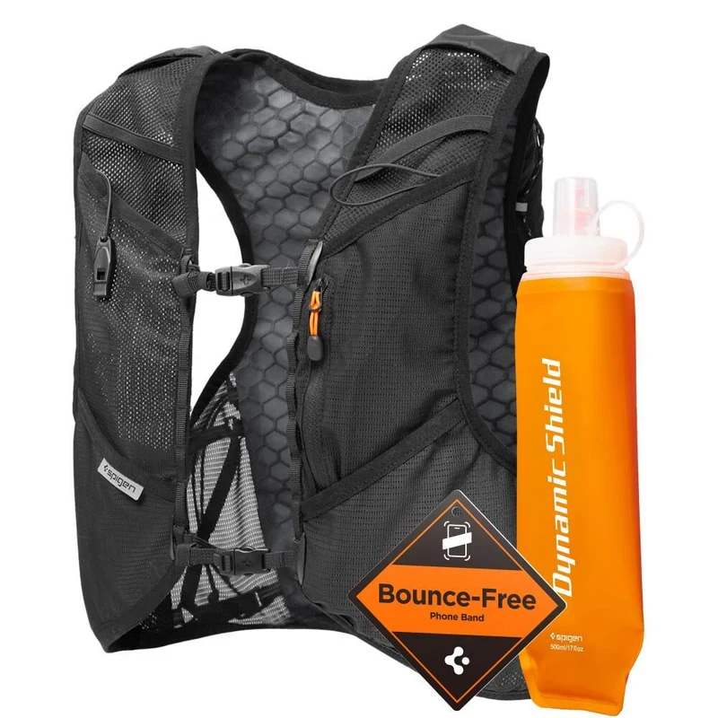 Spigen Dynamic Shield A721 Running Vest M-L (Active Black (M-L)