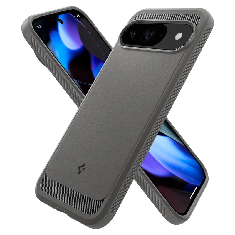 Spigen Google Pixel 9 Rugged Armor Case (Marble Grey)