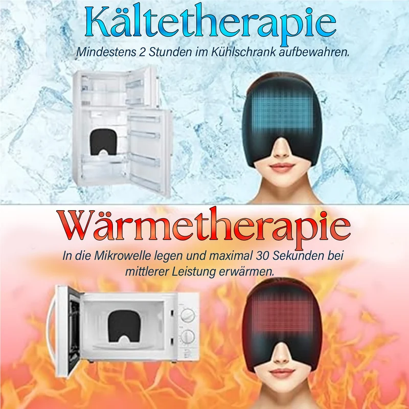 Wärme- und Kältetherapie - Kompressions-Kopfmaske