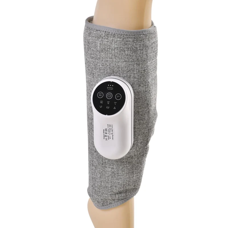 Therapeutischer Bequemer Beinmassierer Deluxe, Wärmetherapie, 3 Stufen Stärkeeinstellung, Baumwolle