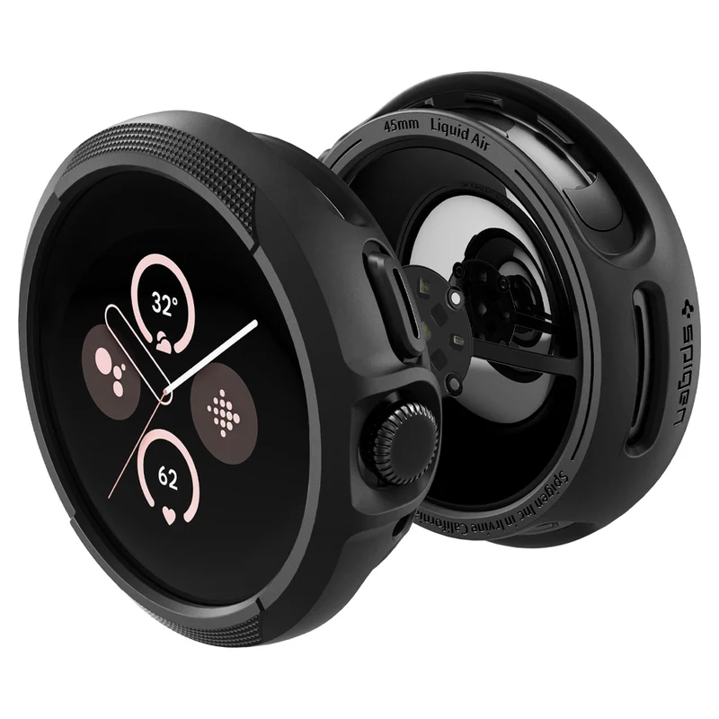 Spigen Google Pixel Watch 3 45mm Liquid Air Case - Black