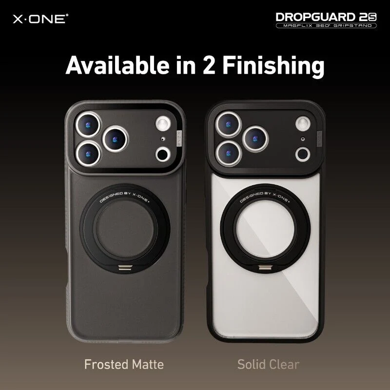 X.One [Mgsafe] Dropguard 2S / 2.0 Impact Protection Kickstand Case iPhone 17 Pro Max - Frosted Matte