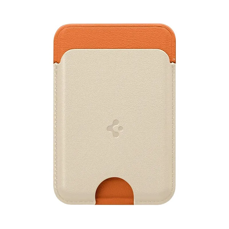 Spigen Nano Pop (MagFit) Card Holder Wallet (Orange Beige)