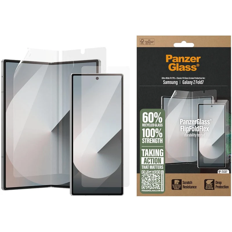 PanzerGlass 2-in-1 Screen Protect Bundle for Galaxy Z Fold7