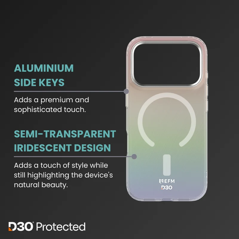 EFM Volta Case iPhone 17 Pro - Iridescent
