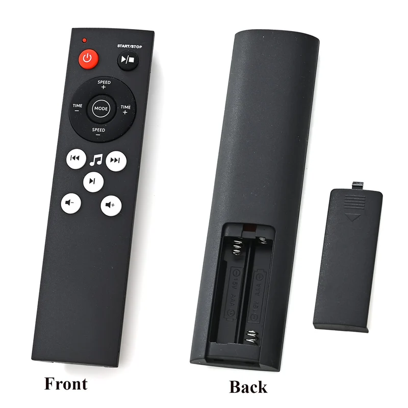 LIVMORE Vibrationsplatte mit Fernbedienung, LED Touchdisplay und Bluetooth, Schwarz