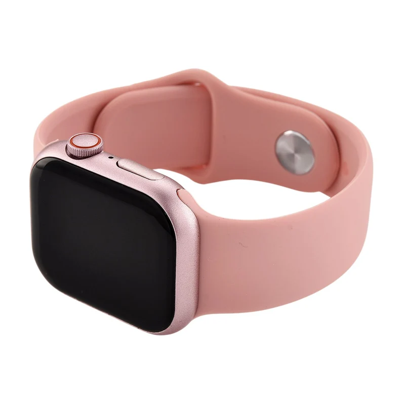 Smartwatch HW mini 2 1,75 Zoll Rosé, Set mit 7 Wechselarmbändern inklusive kristallbesetztem Armband, IP67, Bluetooth 5.2, kabelloses Laden , Rosa