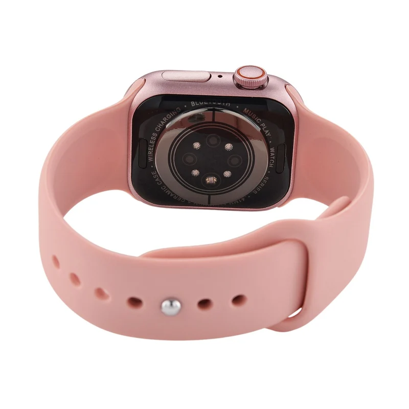 Smartwatch HW mini 2 1,75 Zoll Rosé, Set mit 7 Wechselarmbändern inklusive kristallbesetztem Armband, IP67, Bluetooth 5.2, kabelloses Laden , Rosa
