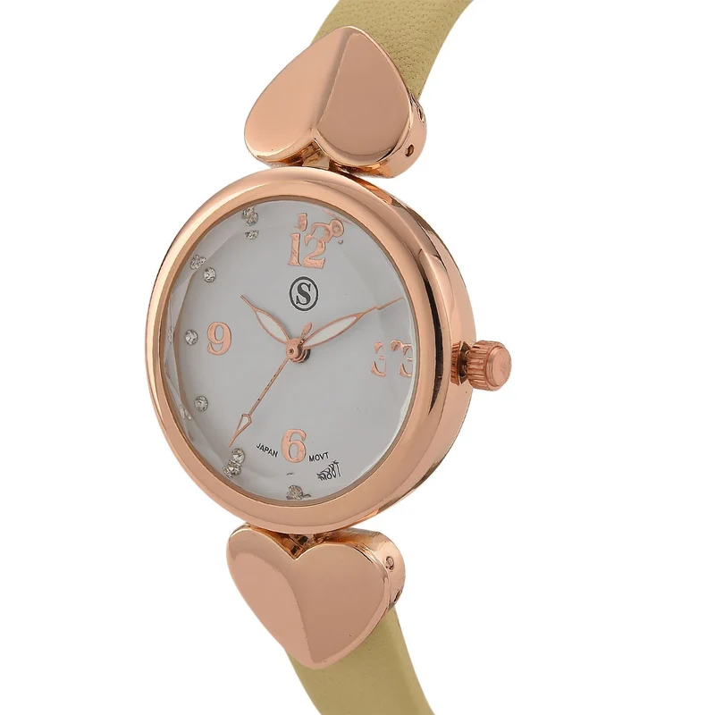 STRADA Uhr mit PC21S Japan-Uhrwerk, Edelstahl-Mesh-Armband, Graufarben mit Kristallzifferblatt,, Grau