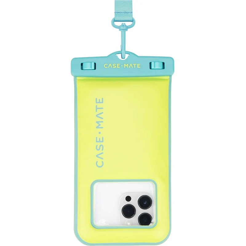 Case-Mate Waterproof Floating Pouch (Lime/Blue)