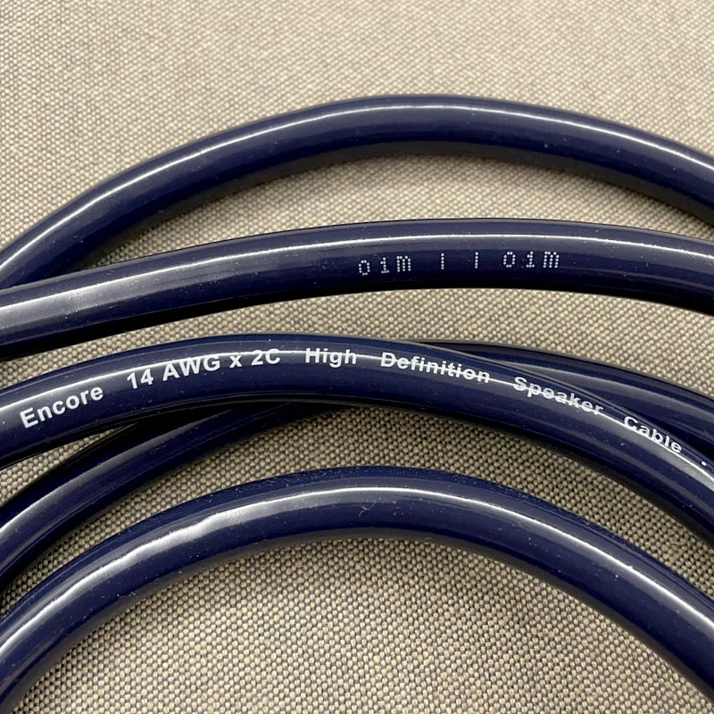 ENCORE SCREENS 14 AWG 2-Core OFC Speaker Cable Per Metre - 10mm Black PVC