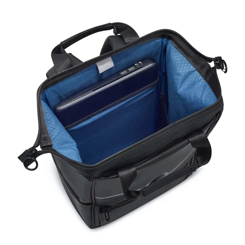 Delsey Turenne Soft RFID-Blocking 14" Laptop Backpack Black