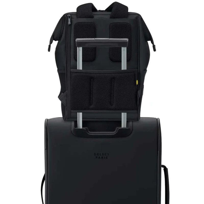Delsey Turenne Soft RFID-Blocking 14" Laptop Backpack Black