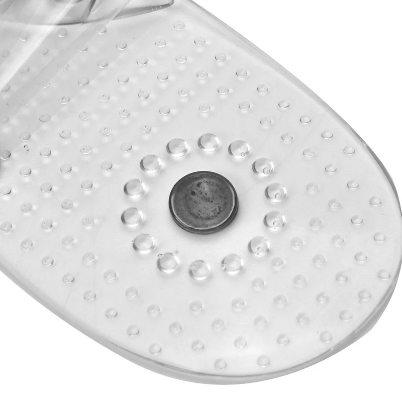 Magnetische Silikon Einlegesohlen, Akupressur-Therapie, Größe 45 bis 49, Transparent