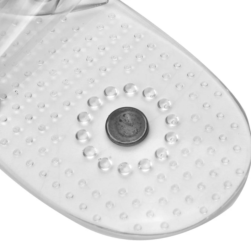 Magnetische Silikon Einlegesohlen, Akupressur-Therapie, Größe 45 bis 49, Transparent