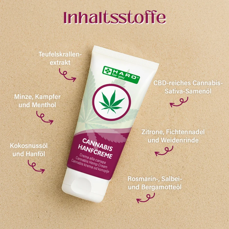 CBD - Cannabis Hanfcreme - 100ml