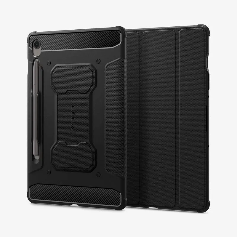 Spigen Samsung Galaxy Tab S10 FE 10.9 / Tab S9 Rugged Armor Pro Case (Black)