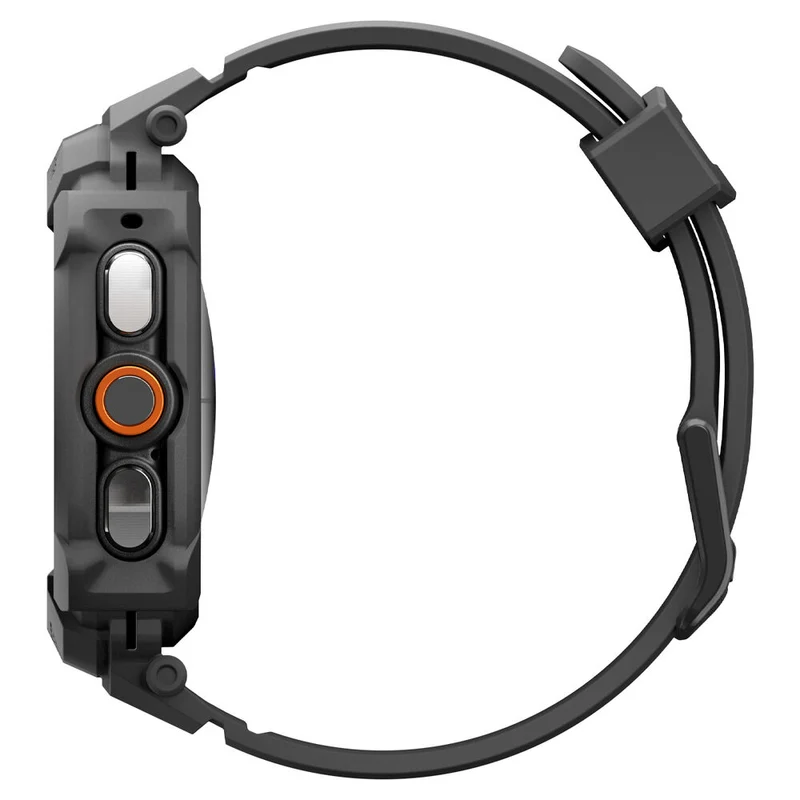 Spigen Galaxy Watch Ultra 2 47mm 2026 Rugged Armor Pro Band Case (Black)