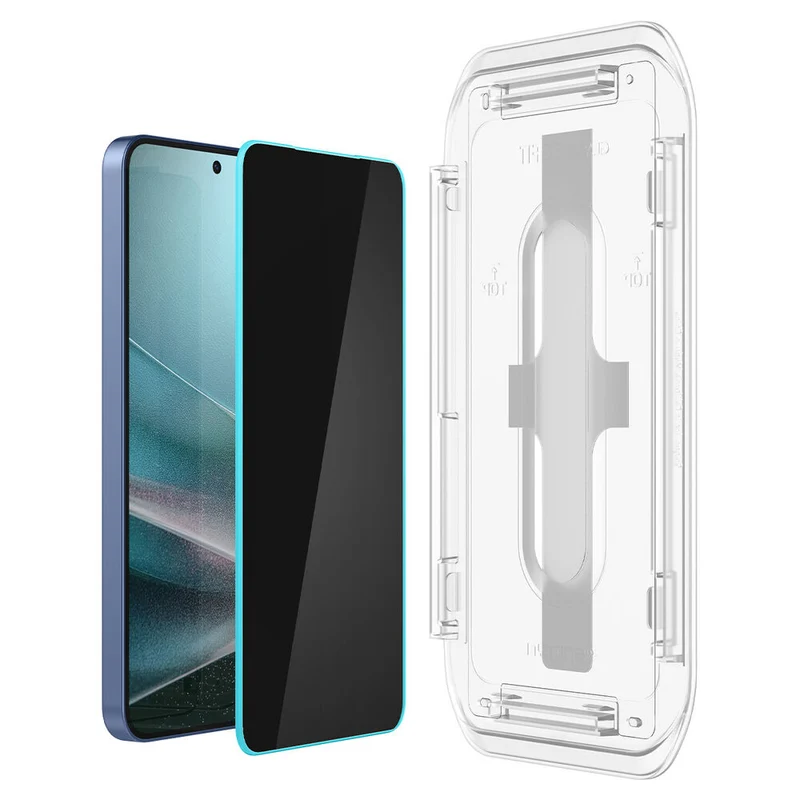 SPIGEN EZ Fit Privacy 2PCS Glass Screen Protector for Galaxy S25 Plus/S24 Plus (Black)