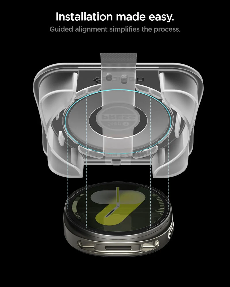 Spigen Galaxy Watch 9 / 8 40mm GLAS.tR EZ Fit Glass Screen Protector 2PCS (Clear)
