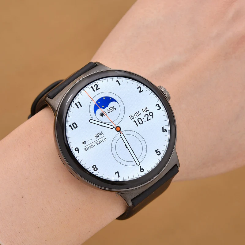 LA99 Smartwatch - 3-in-1 Set, AMOLED Display, Wasserdicht, Bluetooth-Anrufe, GPS-Sportmodi, Gesundheits- und Schlaftracking, OnWear Pro App, CE- & ROHS-zertifiziert, 3,63?cm, Schwarz
