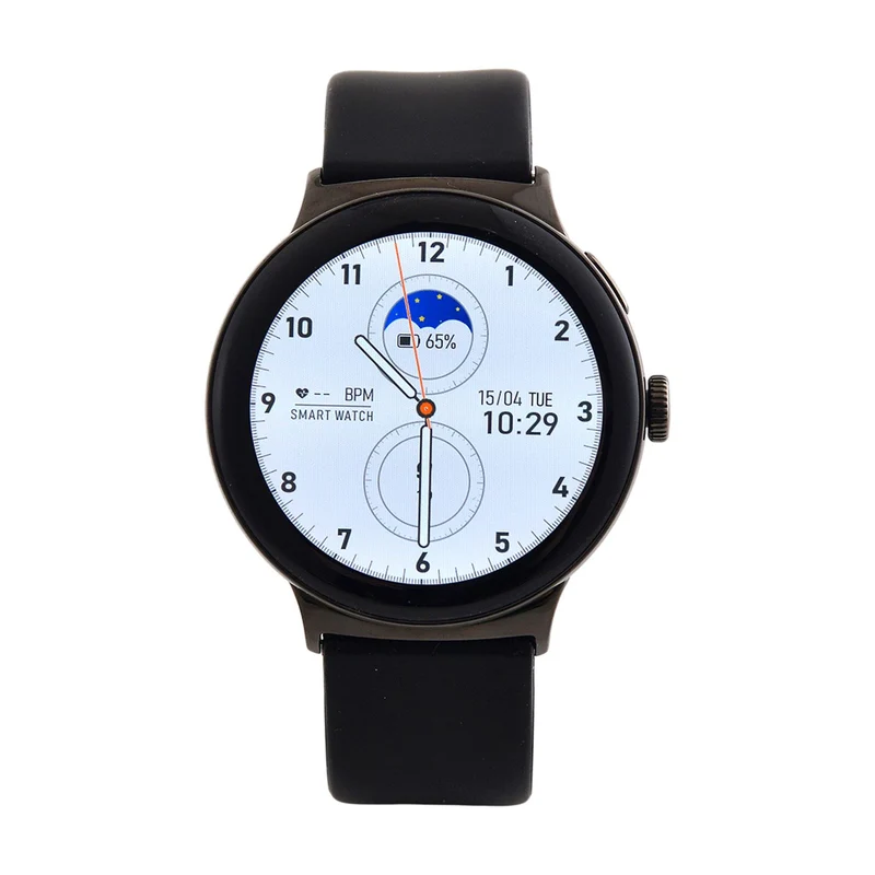 LA99 Smartwatch - 3-in-1 Set, AMOLED Display, Wasserdicht, Bluetooth-Anrufe, GPS-Sportmodi, Gesundheits- und Schlaftracking, OnWear Pro App, CE- & ROHS-zertifiziert, 3,63?cm, Schwarz
