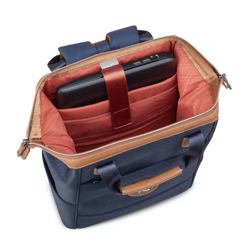 Delsey Chatelet Air 2.0 Navy Blue 14" Laptop Tote Backpack