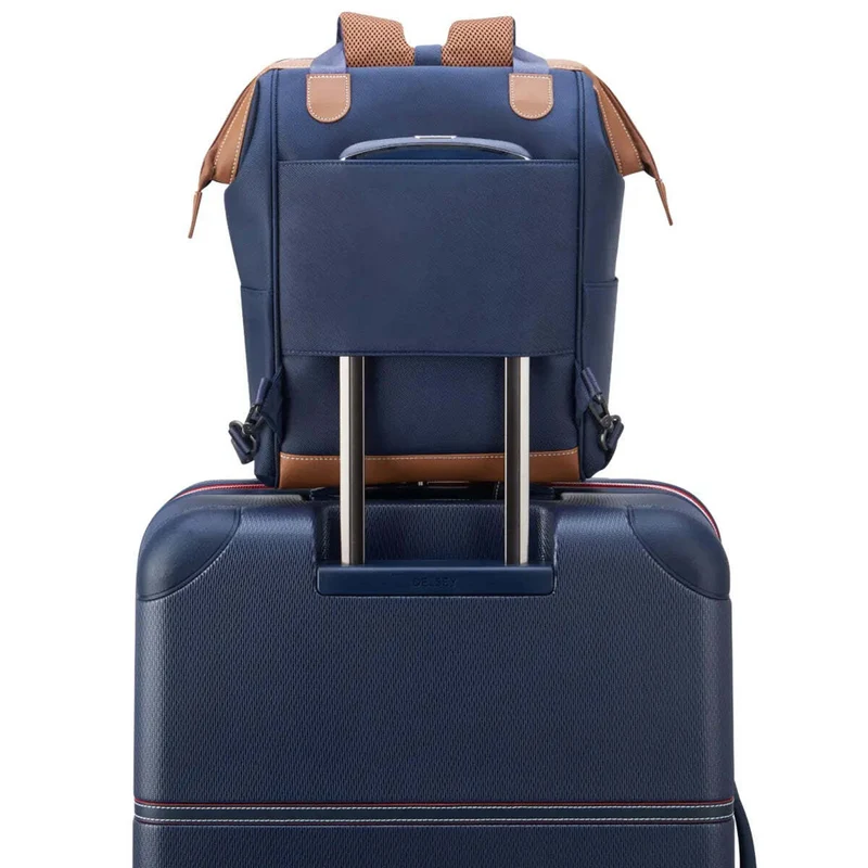 Delsey Chatelet Air 2.0 Navy Blue 14" Laptop Tote Backpack
