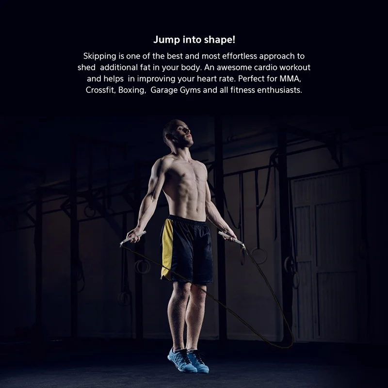 CORTEX Speed Skipping Rope (Black)