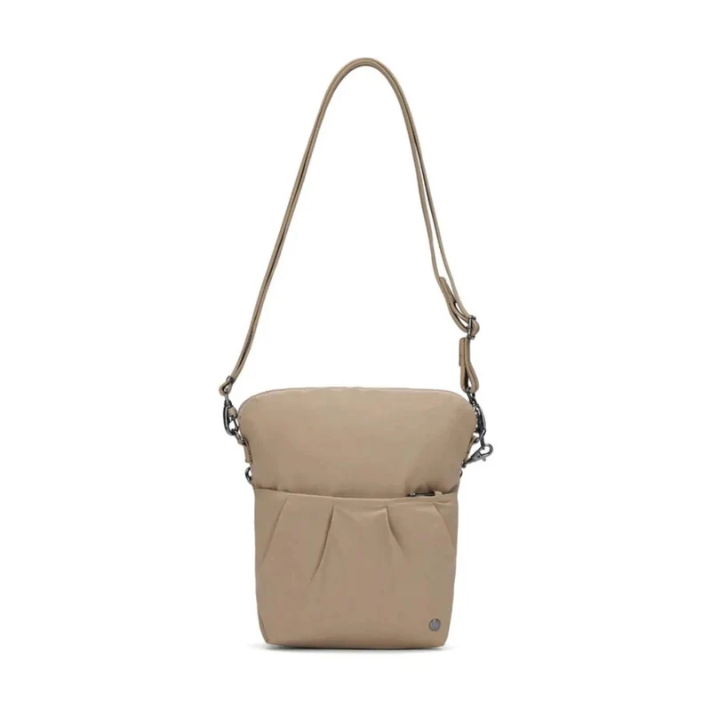 Pacsafe Citysafe CX Anti-Theft Convertible Crossbody Bag Taupe
