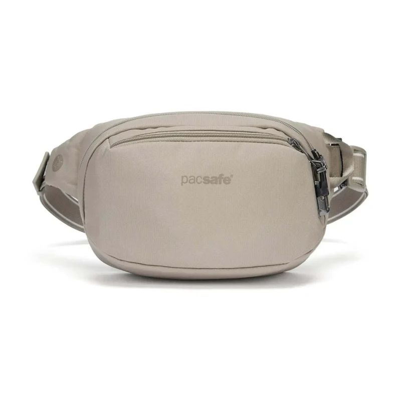 Pacsafe V Anti-Theft RFID Slashguard Secure Travel Hip Pack Beige