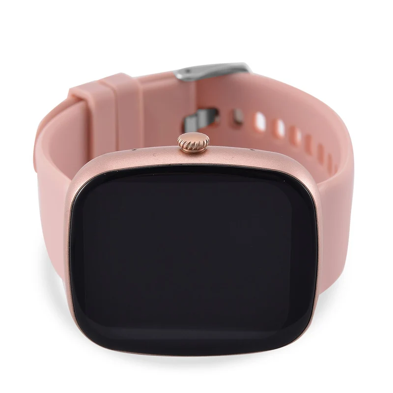 V510 4er set Smartwatch, 1x Smartwatch, 3x Wechselarmbänder, Wasserdichtes Gehäuse, Silikonband, Rosa