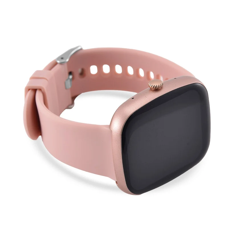 V510 4er set Smartwatch, 1x Smartwatch, 3x Wechselarmbänder, Wasserdichtes Gehäuse, Silikonband, Rosa