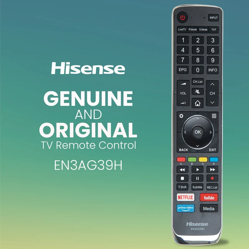 Genuine Hisense EN3AG39H TV Remote Control Original EN-3AG39H